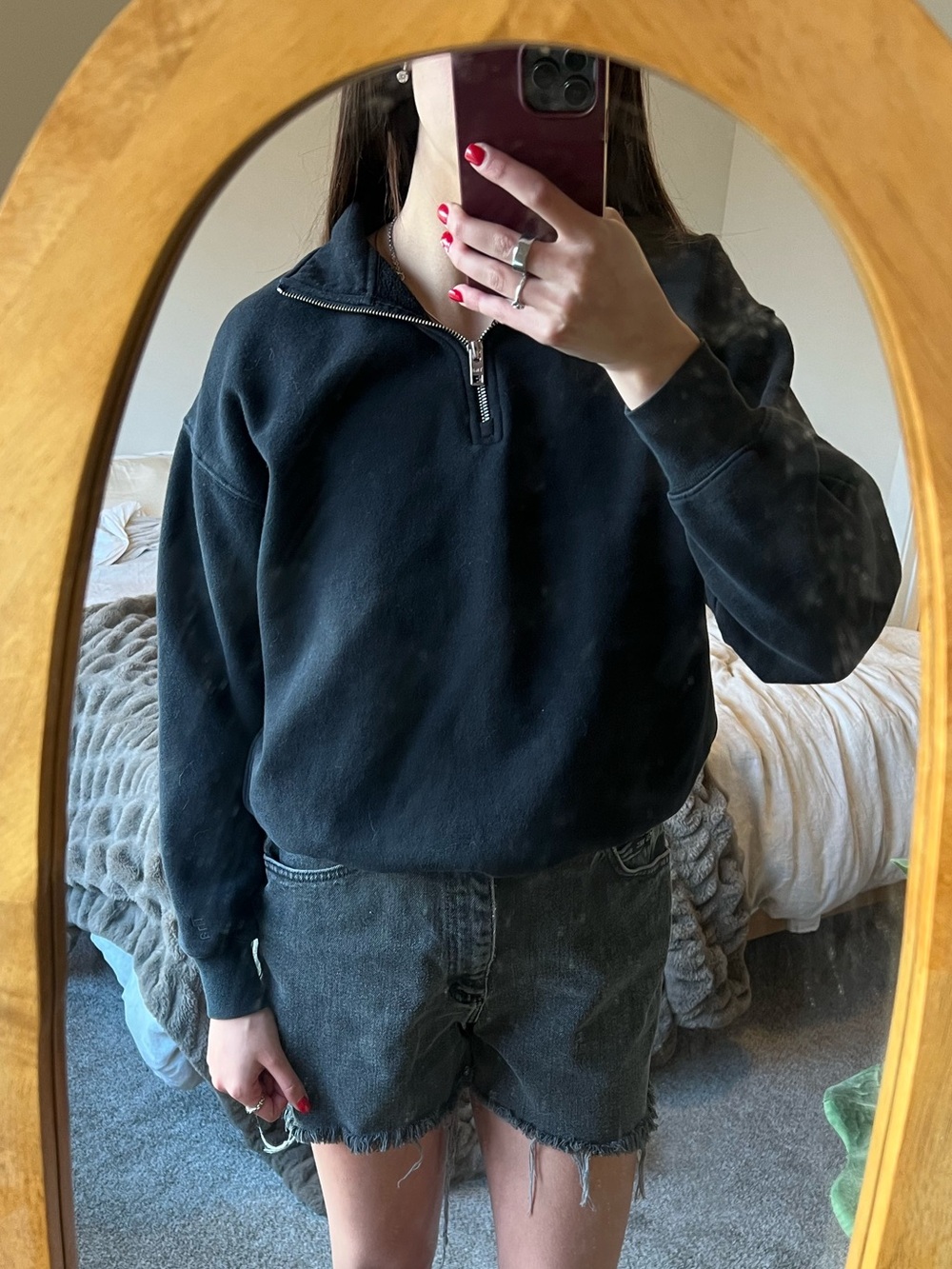 Aritzia quarter zip